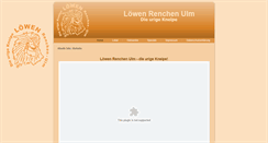 Desktop Screenshot of loewen-renchen-ulm.de