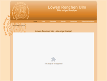 Tablet Screenshot of loewen-renchen-ulm.de
